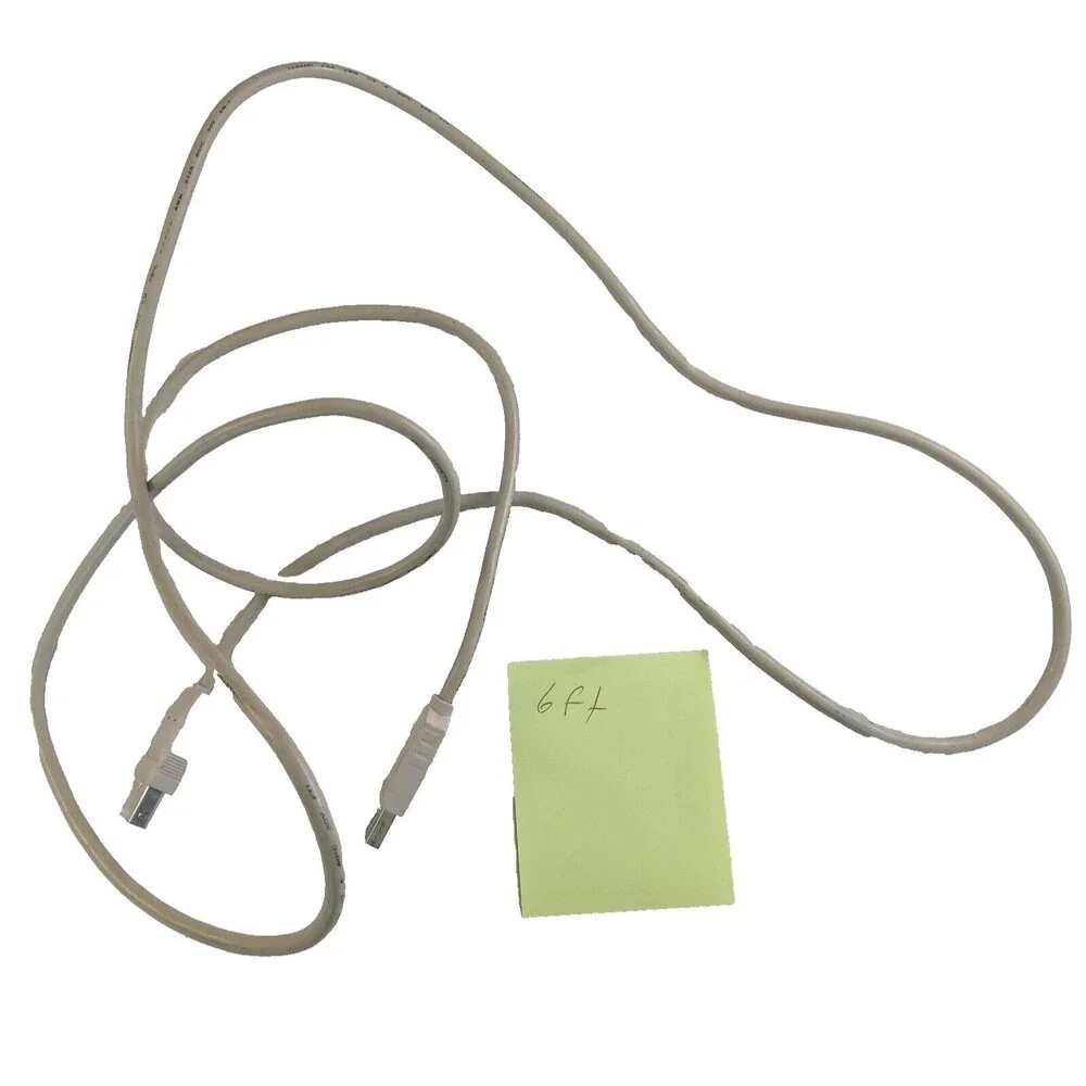 USB 2.0 Computer Printer Scanner Cable 6 Ft LL84201 E188601 Hi-Speed used